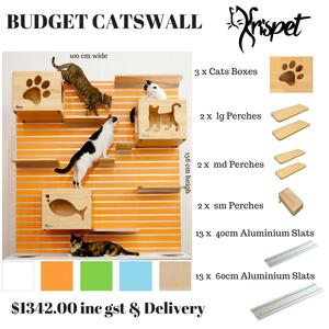 The Krispet BLACK Friday SALE is heating up 🔥

We have 1 off the Budget Catwalls  left in stock.

Check it out on our website 👉 www.krispet.com.au
While stocks last.
.
.
.
#catlovers #CatFurniture #cutecats #catsofadelaide #mainecoon #catproducts #CatProducts #mainecoon #catfurniture #cattower #bigcats #australiancat #tabby #britishshorthair #vertical #cattree #livingwithcats #catcafe #cathotel #britishblueshorthair #silvertabby #luxurycat #aussiecat #catsofsydney