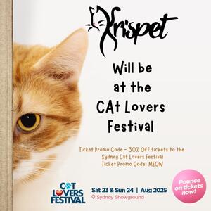 Krispet will be at the Sydney Cat Lovers Festival.
We will have stock to purchase, but stock is limited.
We can't wait to see you !

Check out our website www.krispet.com.au
.
.
.
 #catsofaustralia #aussiecat #luxurycat #catproducts #antiant #catsofsydney #antproblems #catlife #sydneycatfestival #catloversfestival